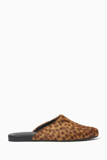 The Slipper in Suede & Shearling