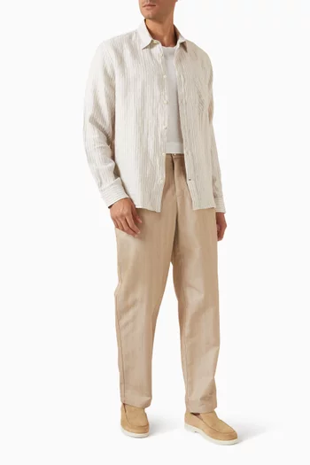 بنطال ألدو دينم قطني بنقشة هيرنج بون