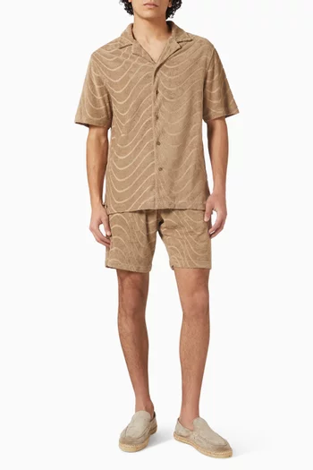 Roberto Jacquard Shirt in Terry