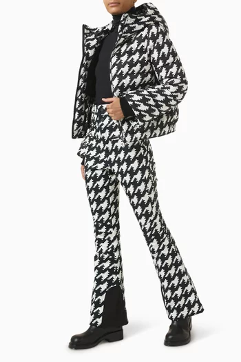 بنطال تزلج اورورا بقصة واسعة وخصر مرتفع