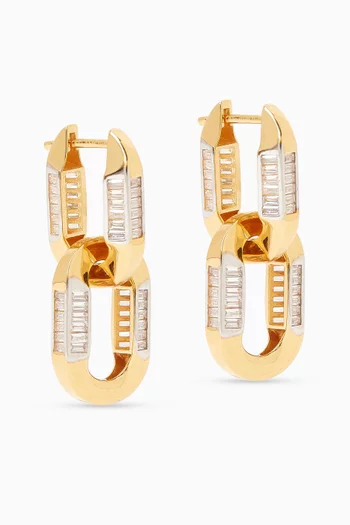 'Loving it' Earrings in 24kt Gold-plated Sterling Silver