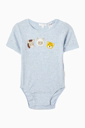 لباس قطعة واحدة برقعات حيوانات