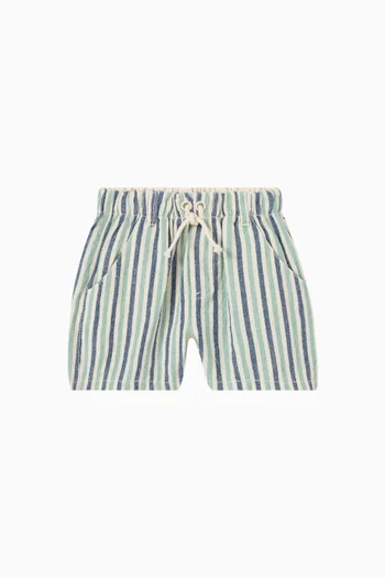 Iguana Stripe Pull on Shorts