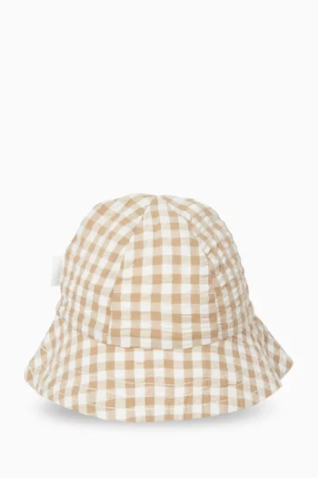 Gingham Sun Hat