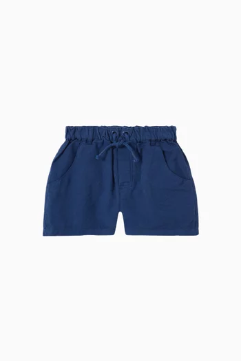 Shorts in Organic Linen-blend