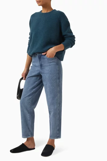 Crewneck Sweater in Cashmere-blend