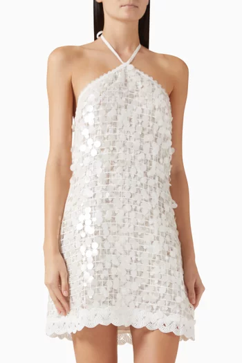 Marina Sequin-embellished Mini Dress