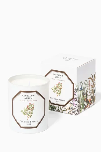 شمعة معطرة سانتالوم البوم بخشب الصندل، 185 غرام