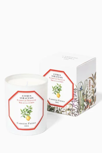 شمعة معطرة سيراكوزيس بالحمضيات، 185 غرام