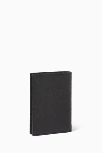 VLogo Signature Cardholder in Leather