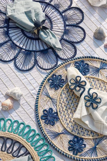 Caracol Flowers Napkin Ring