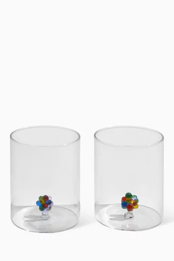 Bloom Glass Tumblers, Set of 2