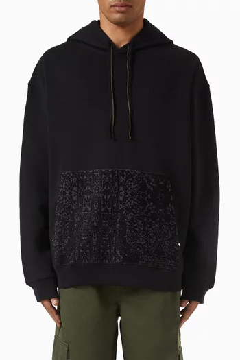 كنزة بغطاء رأس 401 برباط تضييق صوف قطني