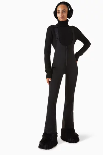 بنطال تزلج جيا بحمالات وتصميم مطاطي في جميع الاتجاهات