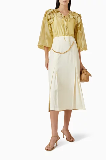 بلوزة بكشكش