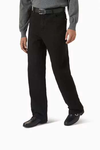 Gancini Ornament Moccasins in Leather