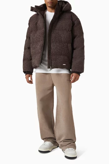 جاكيت 405 بتصميم منفوخ مزين بنقشة