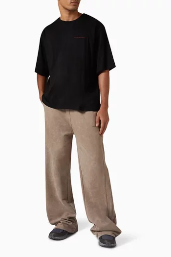 تي شيرت 012 بقصة فضفاضة قطن