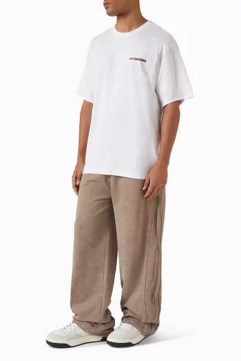 تي شيرت 005 بقصة فضفاضة قطن