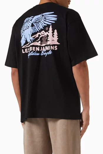 تي شيرت 014 بقصة فضفاضة قطن