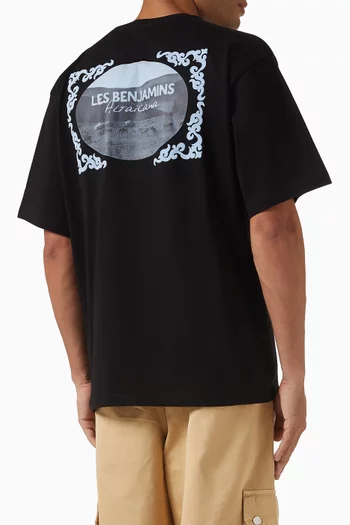 تي شيرت 028 بقصة فضفاضة قطن