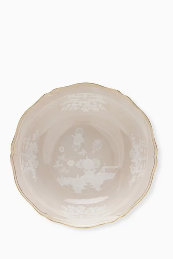 Oriente Italiano Round Deep Tray in Porcelain