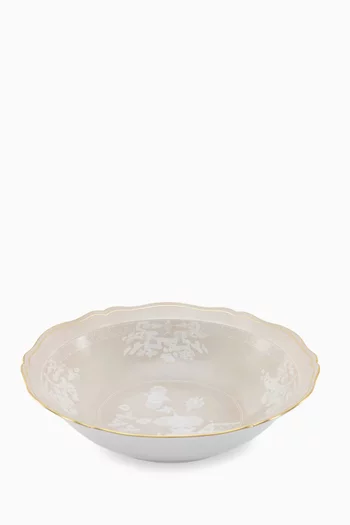 Oriente Italiano Round Deep Tray in Porcelain