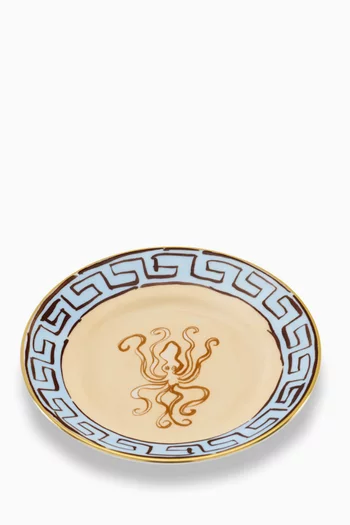 Flat Bread Plate in Porcelain, 16cm