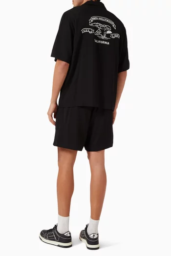 Eagle Camp Shirt in Cotton-blend