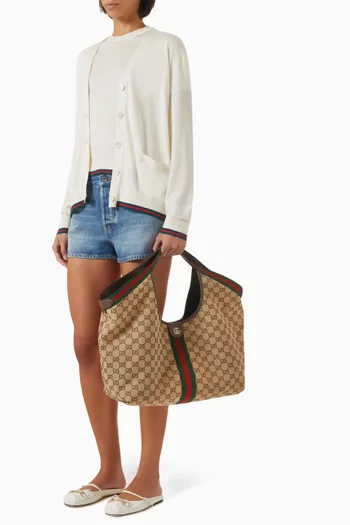 Large Giglio Tote Bag in GG Canvas