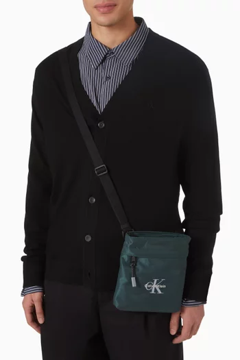 Logo Crossbody Bag in Nylon