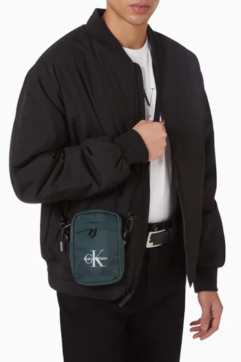 Logo Reporter Crossbody Bag in Nylon