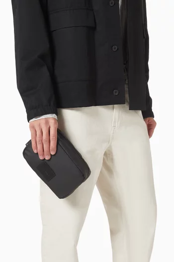 حقيبة مستحضرات العناية الشخصية بتصميم عملي منفوخ بحمالة تعليق