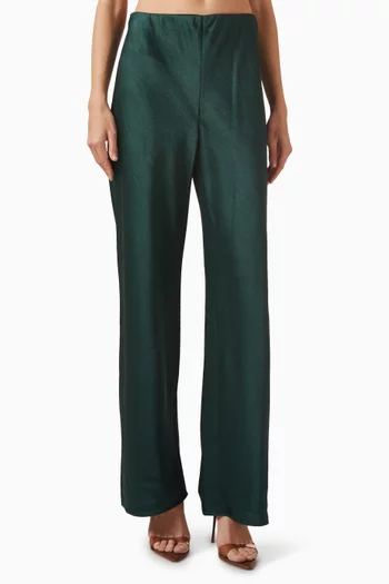 Bias Pants in Satin