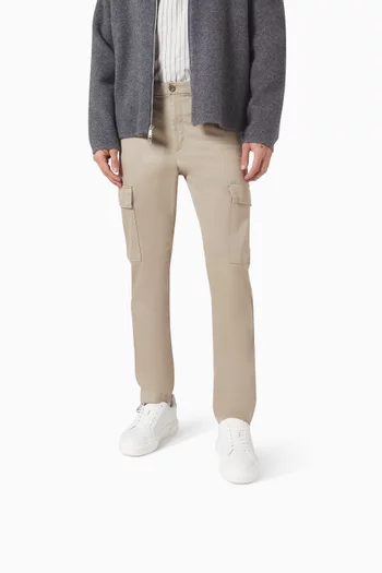 Avenue Logo Sneakers in Smooth Leather