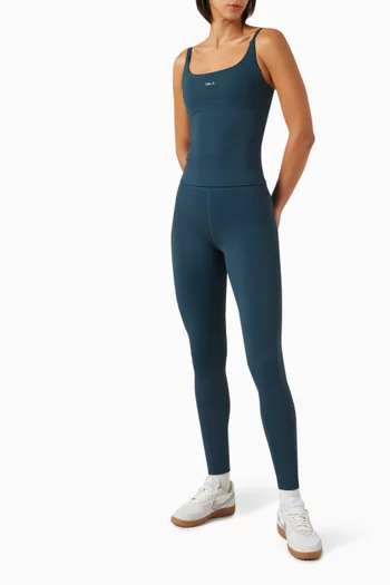 فيست بفتحة رقبة مستديرة قماش سكينلوكس