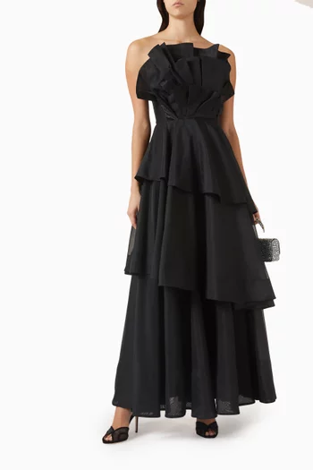 Selestia Ruffle Gown