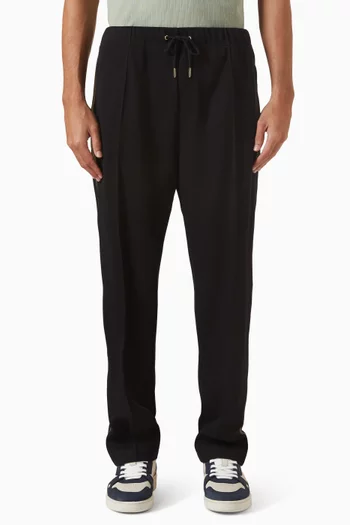 Tennis Grip Taped Track Pants in Cotton-blend