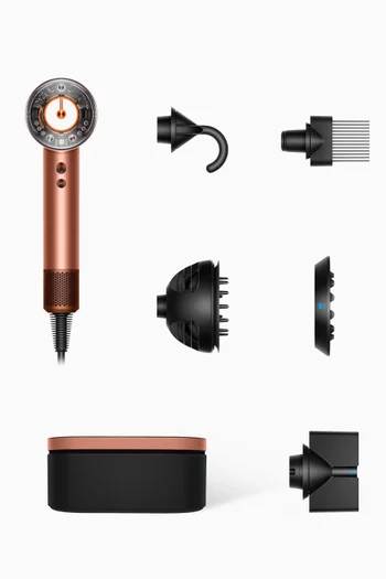 مجفف شعر دايسون سوبر سونيك نورال متعدد الاستخدامات (امبر سيلك)