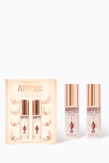 مجموعة بخاخ تثبيت المكياج ايربراش فلوليس بأحجام صغيرة