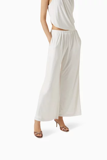 Perla 70 Mule Sandals in Mesh & Leather