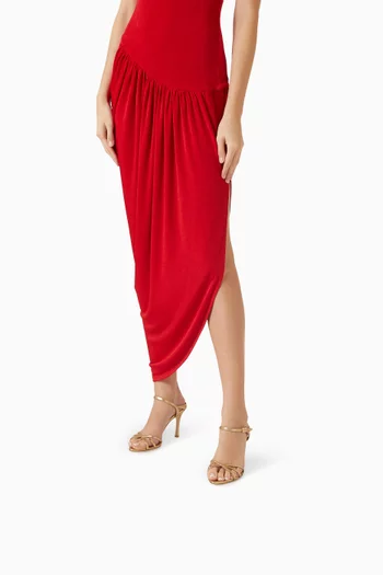 Yuna 90 Sandals in Metallic Nappa Leather