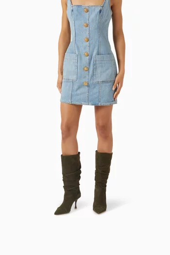 حذاء بوت آيل بطول الركبة وكعب 70 مم شمواه