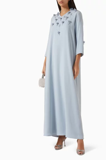 قفطان مطرز بالخرز