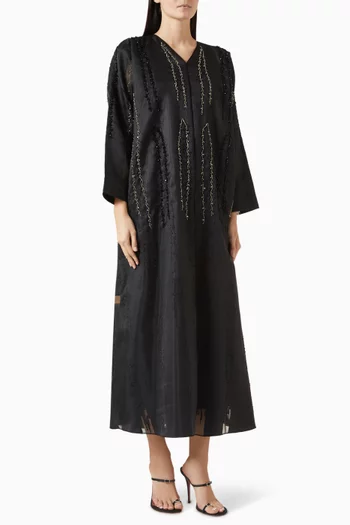 Beads Embellished Abaya