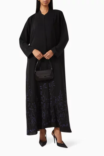 Thread Embroidered Abaya