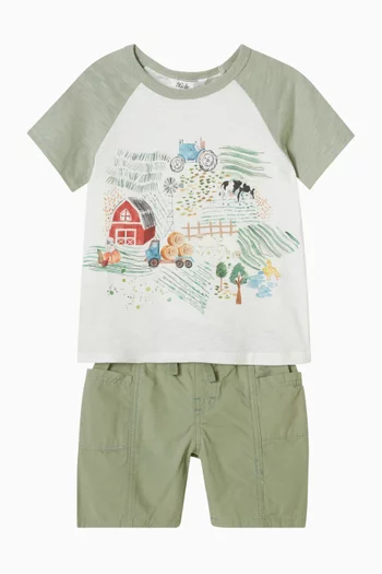 شورت كارغو قطن