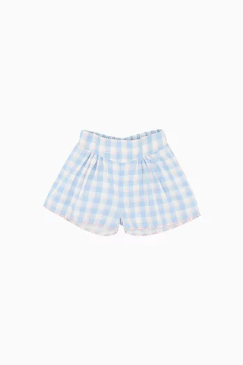 Bonnie Gingham Shorts in Cotton