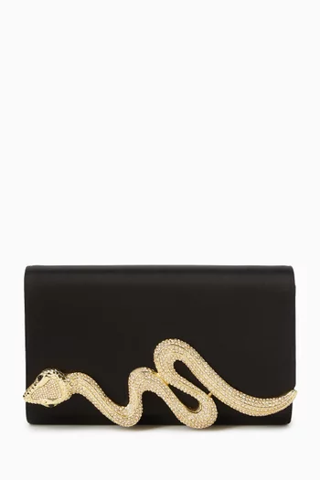 Serpent Clutch in Satin