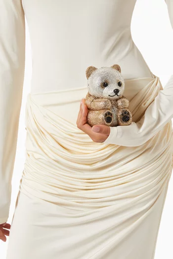 Teddy Bear Mark Clutch Bag